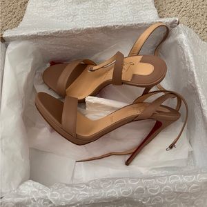 Christian Loubiton Loubi Queen 120mm sandals